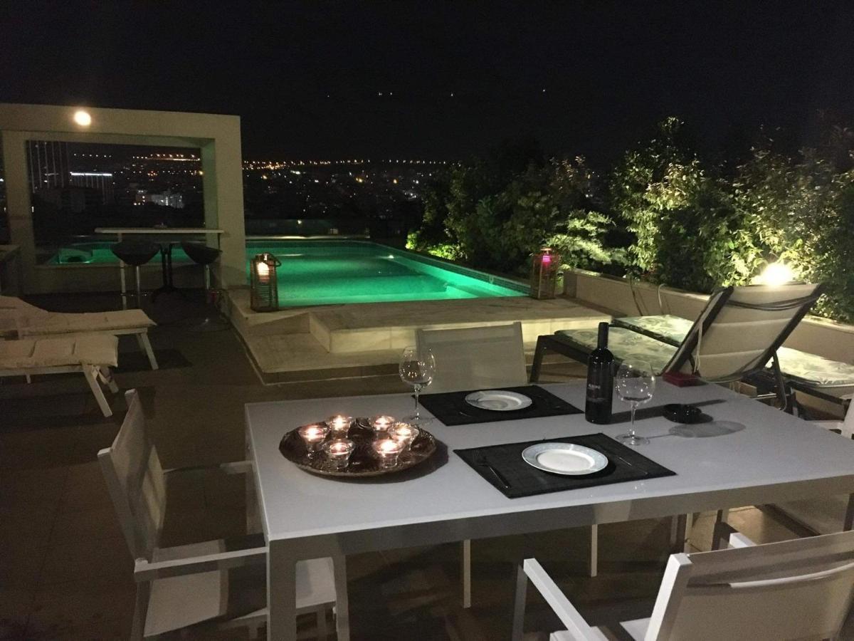 Athens Lycabettus Hill Penthouse, Private Roof Garden & Pool Apartment Exterior foto