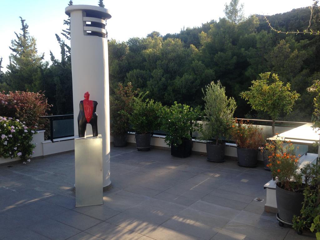 Athens Lycabettus Hill Penthouse, Private Roof Garden & Pool Apartment Exterior foto