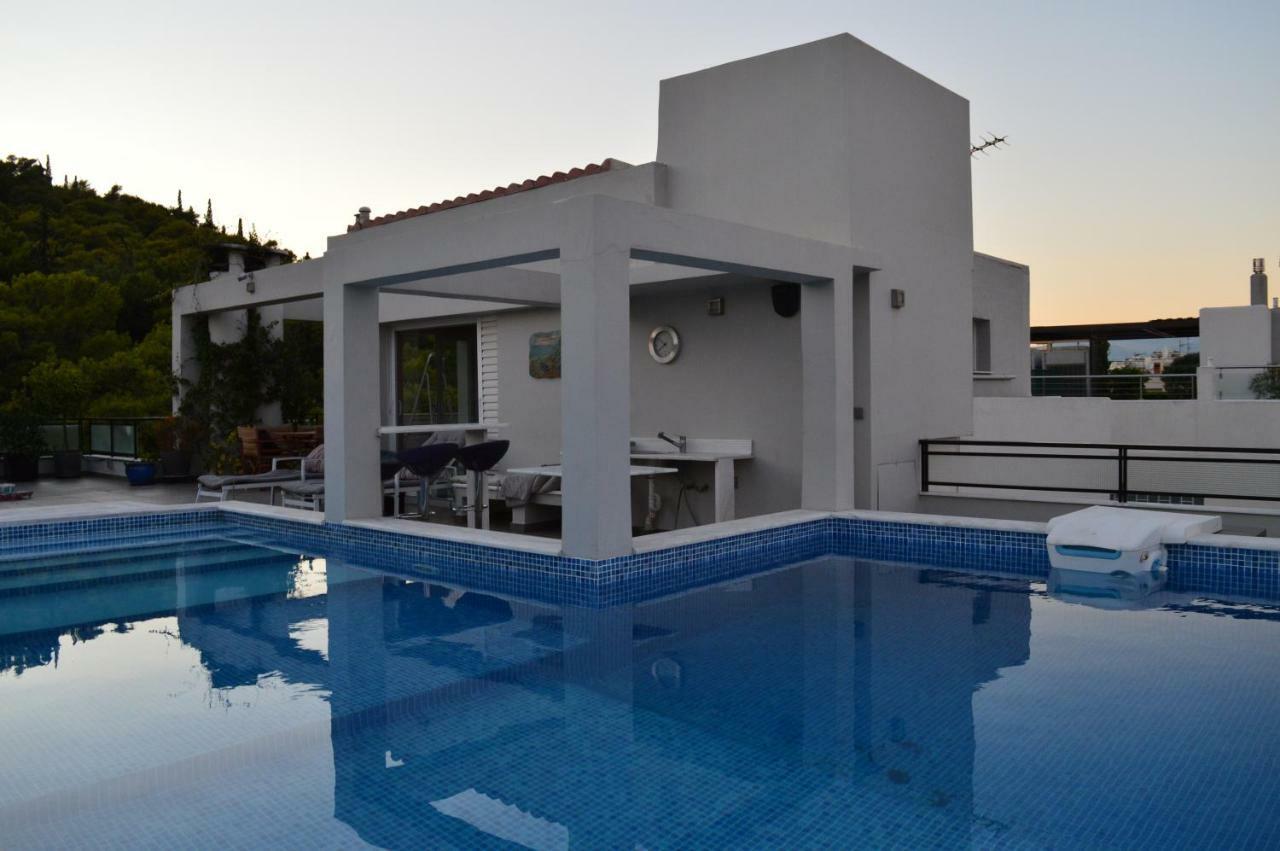 Athens Lycabettus Hill Penthouse, Private Roof Garden & Pool Apartment Exterior foto