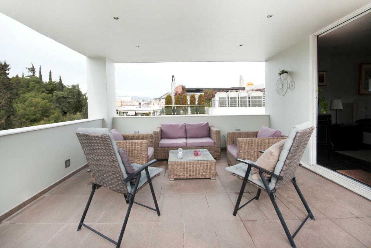 Athens Lycabettus Hill Penthouse, Private Roof Garden & Pool Apartment Exterior foto