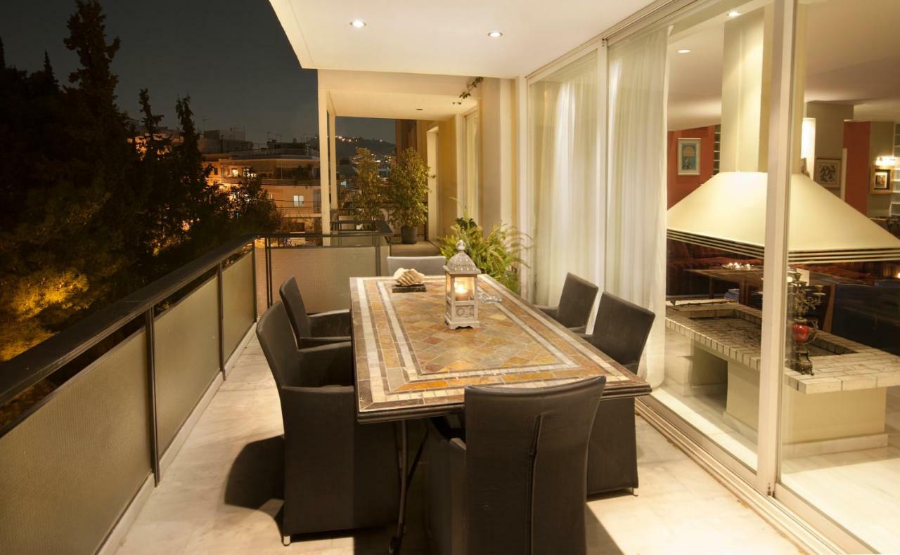 Athens Lycabettus Hill Penthouse, Private Roof Garden & Pool Apartment Exterior foto